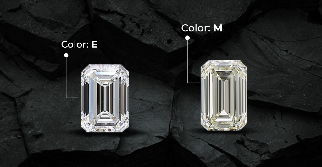 Ideal Colors of Emerald cut Diamond