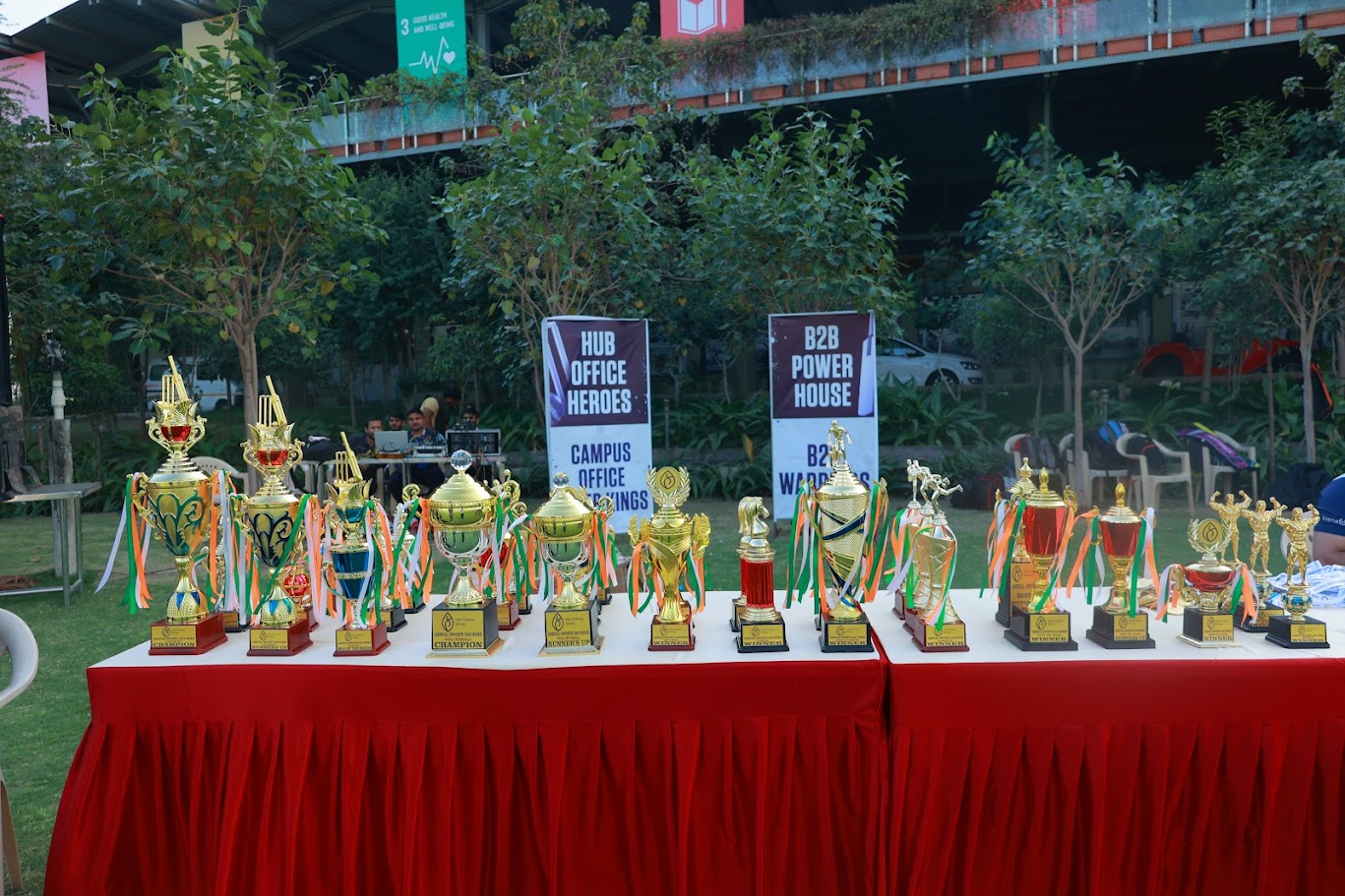 Trophy on Sports Day